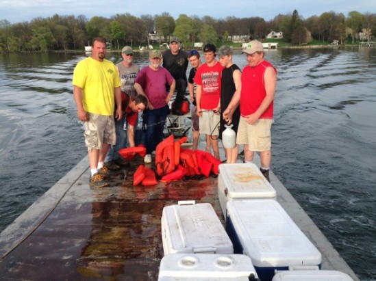Mothers day Walleye release crew